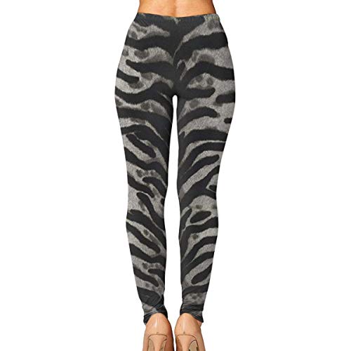 JJsister Pantalones de Yoga, Women's Black Leopard Print Printed Leggings Full-Length Yoga Workout Leggings Pants Soft Capri