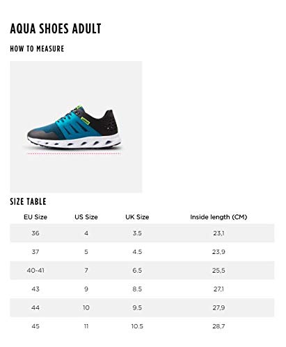 Jobe Aqua - Zapatos de Agua Unisex, Unisex Adulto, 534619004-10, Multicolor, 10