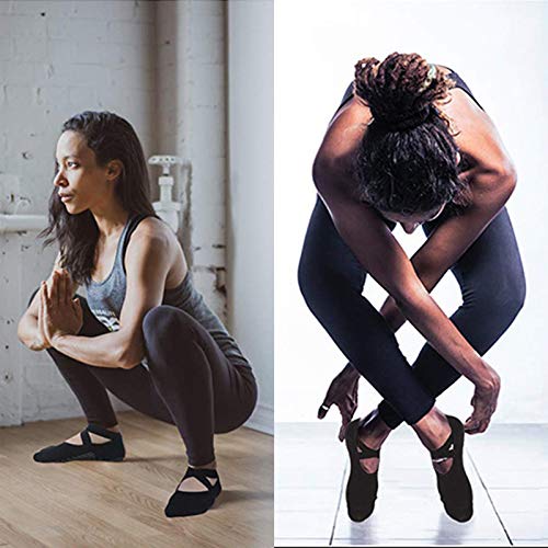 JOLIGAEA 3 Pares Calcetines Yoga Antideslizantes de Mujeres Deportivos para Ejercicio Interior, Cómodo Pilates,Yoga,Ballet,Baile,Fitness,etc