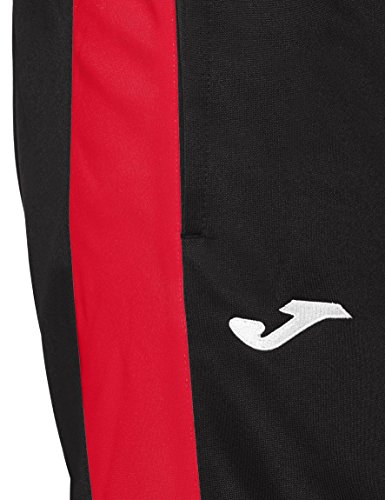 Joma 100761.106 Pantalones, Hombre, Negro/Rojo, L