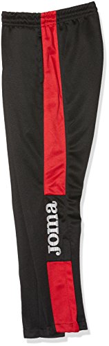 Joma 100761.106 Pantalones, Hombre, Negro/Rojo, L
