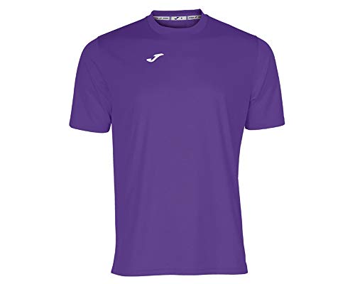 Joma Combi Camiseta Manga Corta, Hombre, Morado (Violeta), S