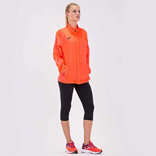 Joma Elite VII Cortavientos, Mujer, Coral Fluor, M