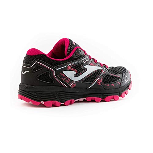 Joma TK.Shock Zapatillas Trail-Running para Mujer (Negro, 36)