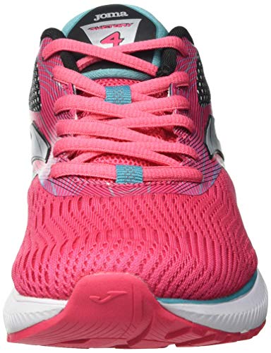 Joma Victory, Zapatillas para Correr Mujer, Fucsia-Negro, 42 EU