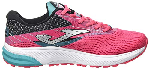 Joma Victory, Zapatillas para Correr Mujer, Fucsia-Negro, 42 EU
