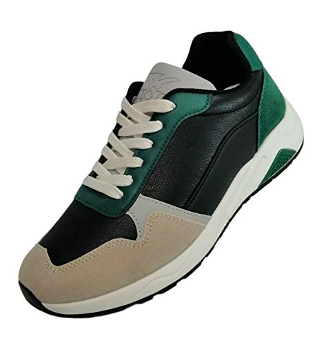 JOMIX Zapatillas Deportivas Hombre Sneakers Casual Running Gimnasio Calzado Deporte Transpirable (45)