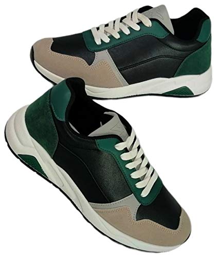 JOMIX Zapatillas Deportivas Hombre Sneakers Casual Running Gimnasio Calzado Deporte Transpirable (45)