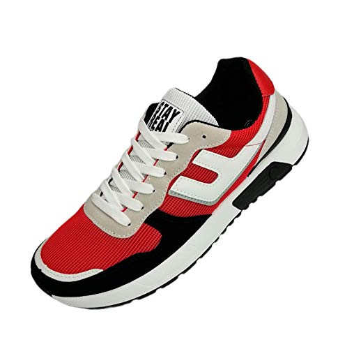 JOMIX Zapatillas Deportivas Hombre Sneakers Casual Running Gimnasio Calzado Deporte Transpirable(41)