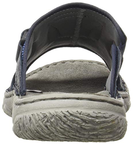 Josef Seibel Carlo 08, Mules Hombre, Azul (Dunkelblau/Kombi Te170 506), 41 EU