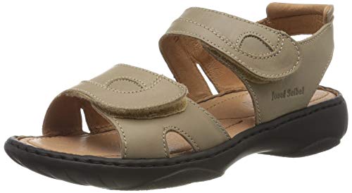 Josef Seibel Debra, Sandalias de Talón Abierto Mujer, Beige (Natur/Kombi 950 211), 42 EU