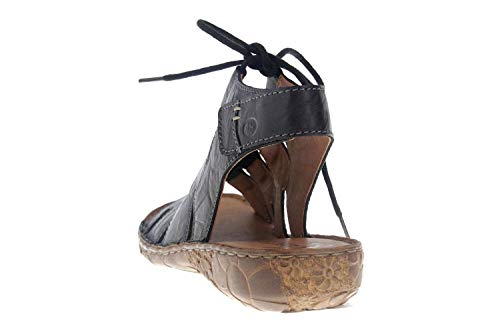 Josef Seibel Rosalie 39, Sandalias de Gladiador Mujer, Negro (Schwarz 95 100), 42 EU