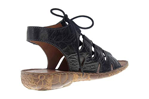 Josef Seibel Rosalie 39, Sandalias de Gladiador Mujer, Negro (Schwarz 95 100), 42 EU