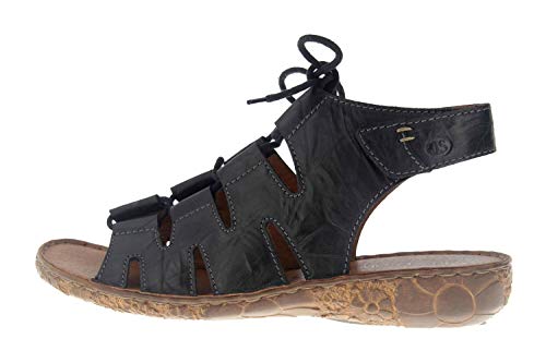 Josef Seibel Rosalie 39, Sandalias de Gladiador Mujer, Negro (Schwarz 95 100), 42 EU