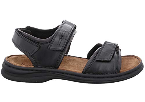 Josef Seibel Schuhfabrik GmbH Rafe, Bailarinas para Hombre, Negro, talla 12 UK (47 EU)