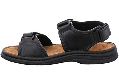 Josef Seibel Schuhfabrik GmbH Rafe, Bailarinas para Hombre, Negro, talla 12 UK (47 EU)