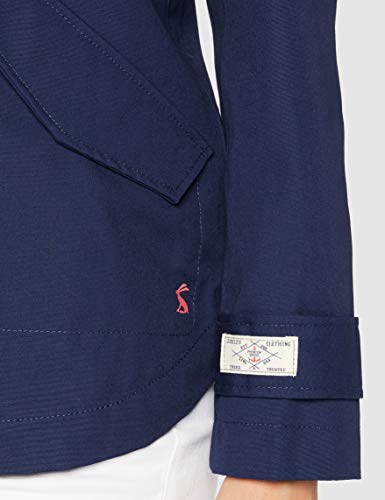 Joules Coast Chaqueta para Lluvia, Armada Francesa, 8 para Mujer