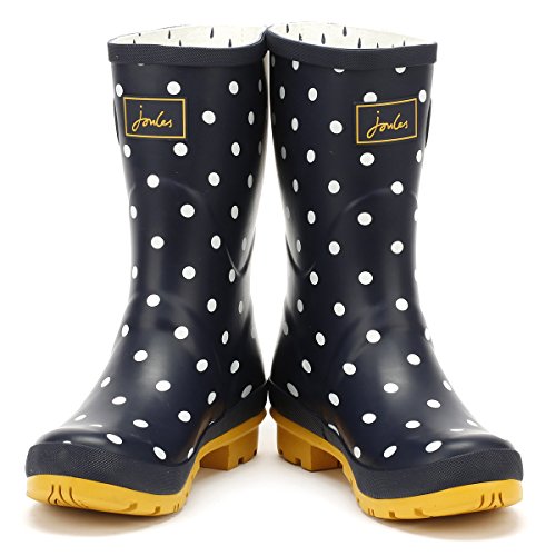 Joules Molly Welly, Botas de Agua para Mujer, Blau (French Navy Spot Fnavspt), 38 EU