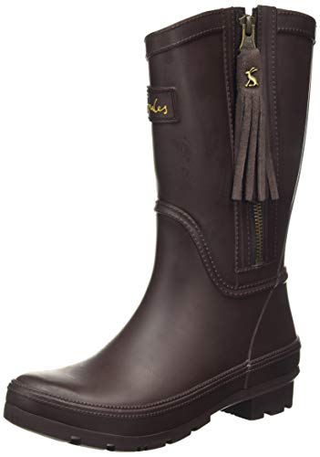 Joules Rosalind, Botas de Lluvia Mujer, Marron Oscuro, 40 EU