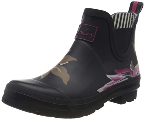 Joules Wellibob, Botas de Lluvia Mujer, Diseño de Rayas Marinas, 43 EU