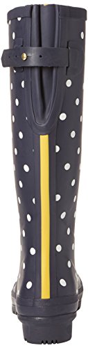 Joules Wellyprint, Botas de Agua Mujer, Azul French Navy Spot Fnavspt, 39 EU