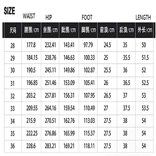 Jubaton Vaqueros de Mezclilla de Ajuste Regular y cómodos para Hombre 36