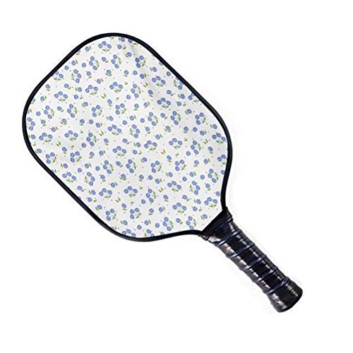 Juego de paletas de piquete floral, diseño vintage de flores de rosa con diseño de lunares y hojas verdes, con núcleo compuesto de nido de abeja con cojín y agarre cómodo.