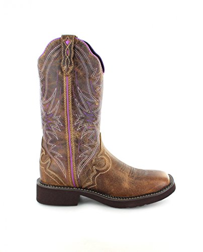Justin Boots L2918 - Botas de piel para mujer, color marrón, color Marrón, talla 37 EU
