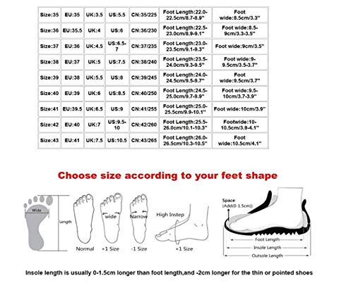 JXJ Sandalias para Mujer Sandalias de tacón de cuña con Punta Abierta para Plataforma de Verano Sandalias con Punta Hueca y Hebilla Ajustable Sandalias para Caminar Mulas de cuña Baja Anti Mocas