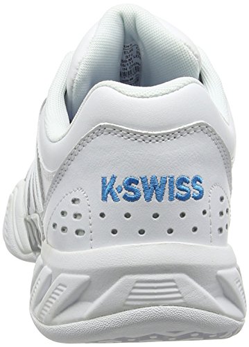 K-Swiss Performance KS Tfw Bigshot Light LTR Omni, Zapatillas de Tenis Mujer, Blanco (White/Hawaiian Ocean 38), 40.5 EU