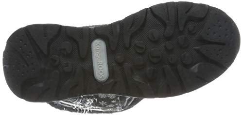 KangaROOS K-Glaze RTX, Botas de Nieve Unisex Niños, Schwarz (Jet Black/Silver 5002), 25 EU
