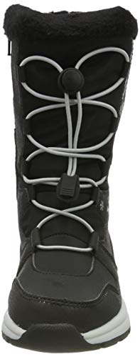 KangaROOS K-Glaze RTX, Botas de Nieve Unisex Niños, Schwarz (Jet Black/Silver 5002), 25 EU