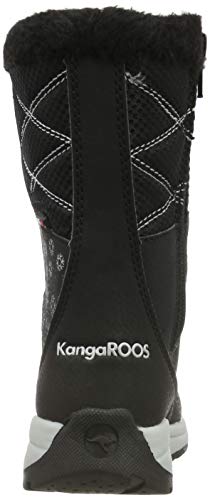 KangaROOS K-Glaze RTX, Botas de Nieve Unisex Niños, Schwarz (Jet Black/Silver 5002), 25 EU