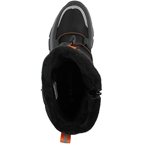 KangaROOS K-Sergeant RTX, Botas de Nieve Unisex Adulto, Negro (Jet Black/Orange 5061), 41 EU