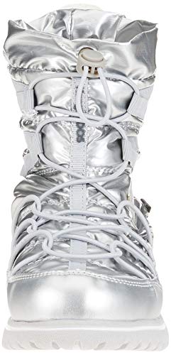 KangaROOS K-Wowi Jog RTX, Botas Plisadas Mujer, Multicolor Plateado, 42 EU