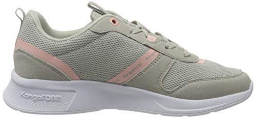 KangaROOS Kf-a Voge, Zapatillas Mujer, Gris (Vapor Grey/Frost Pink 2063), 38 EU
