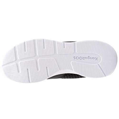 KangaROOS Kf Flex, Zapatillas Unisex Adulto, Amarillo (Jet Black/Steel Grey 5003), 42 EU