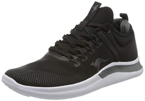 KangaROOS Kg-nimble Zapatillas Mujer, Negro (Jet Black/Steel Grey 5003), 38 EU