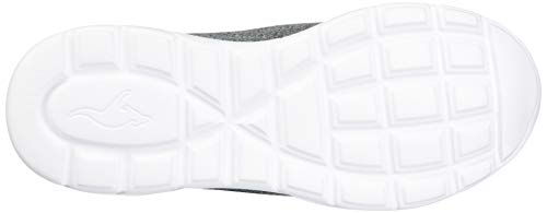 KangaROOS KN-Slip, Zapatillas Mujer, Gris y Turquesa, 37 EU
