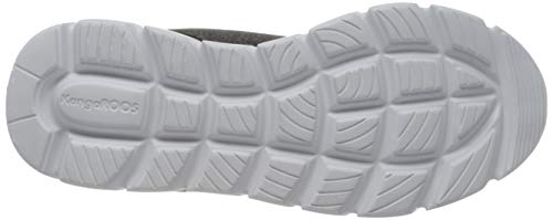 KangaROOS Kr-Ref, Zapatillas Mujer, Negro (Jet Black/Steel Grey 5003), 37 EU