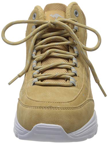 KangaROOS KW-Snug, Zapatos para Nieve Mujer, Beige Vapor Grey, 38 EU