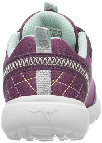 KangaROOS KY-Citylite EV, Zapatillas Unisex bebé, Dk Berry Mint, 26 EU