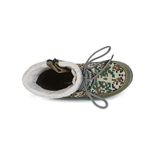 Kangaroos Lore Botas Nino Kaki - 35 - Botas De Nieve Shoes