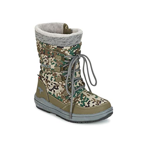 Kangaroos Lore Botas Nino Kaki - 35 - Botas De Nieve Shoes