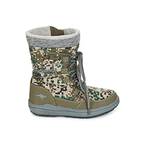 Kangaroos Lore Botas Nino Kaki - 35 - Botas De Nieve Shoes