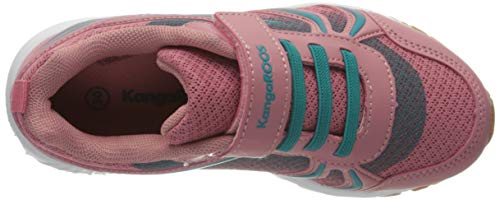 KangaROOS Niko Ev, Zapatillas Unisex Adulto, Rot (Dusty Rose/Turquoise 6167), 38 EU
