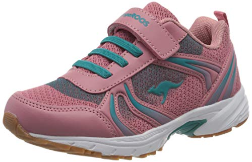 KangaROOS Niko Ev, Zapatillas Unisex Adulto, Rot (Dusty Rose/Turquoise 6167), 38 EU