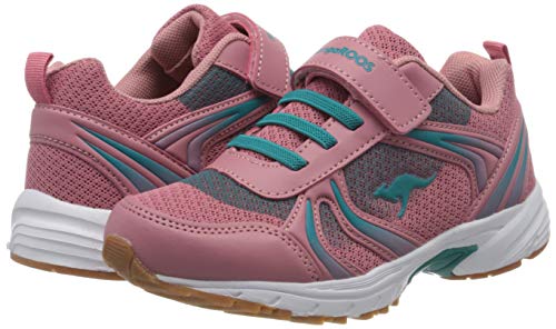 KangaROOS Niko Ev, Zapatillas Unisex Adulto, Rot (Dusty Rose/Turquoise 6167), 38 EU