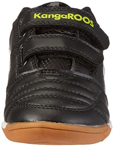 KangaROOS Power Court, Zapatillas, Black/White/Lime 508, 28 EU