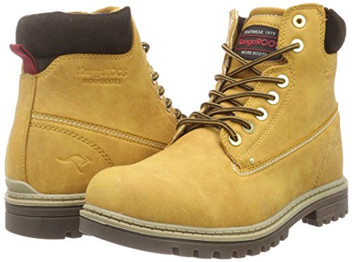 KangaROOS Riveter M I, Botines Hombre, Braun Tan 170, 46 EU